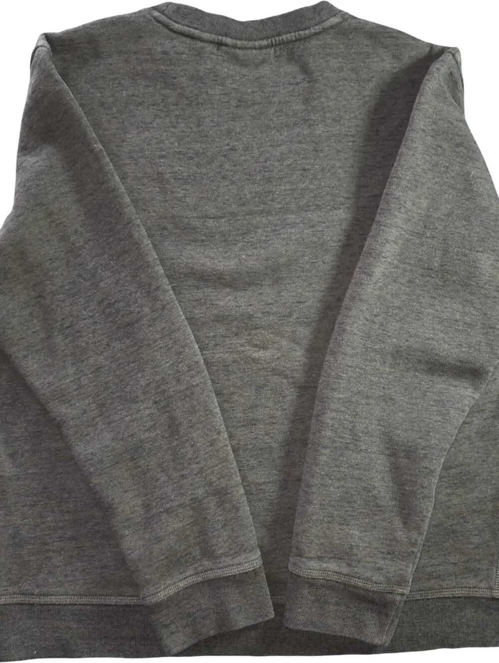 Lacoste Men's XL Sweater Felt Crocodile Crew Neck Olive Green Tonal - Picture 3 of 9